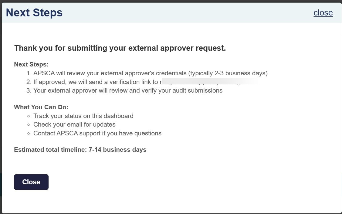 Next Steps confirmation screen